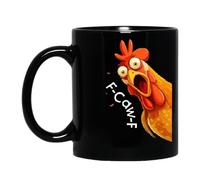 TyCylKu Tasses amusantes pour femme | 350 ml en céramique avec prise en main confortable - Tasse en céramique motif animal, ennemi, femme, anniversaire, maison, bureau, école, dortoir, chaud