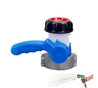 TyCylKu Tote Adaptateur Valve - Filetage 60 mm pour réservoir d'eau - Pièce de rechange avec joint en silicone - Connecteur étanche sûr - Robinet résistant pour garage et secteur industriel