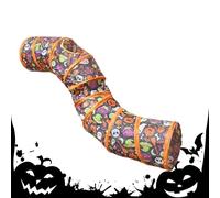 TyCylKu Tunnel pour chat - Cachette interactive pour Halloween - Cachette de jeu pour petits animaux de compagnie - Pour lapins, chiots, hamsters, chiens