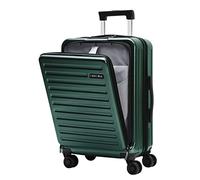 TydeCkare Ensemble de 3 Bagages (20/24/28), Verrou TSA Léger Hardshell Seulement 20" avec Poche Avant, 55 * 40 * 20cm Convient à la Cabine au-Dessus, 24"=66cm et 28"=76cm Bagage Enregistré, Vert