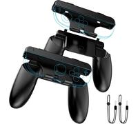 Tye-2-En-1 Joycons 2 Poignées Compatibles Avec Nintendo Switch 2 Pour Le Fitness Et La Boxe, Dragonne Antidérapante & Controller Grips À L'usure Pour Joy-Con 2, Pack De 2-Noir
