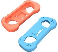 Tye-2pcs Controller Grip Accessories For Switch 2 - Ergonomic Handle With Wrist Strap For Joycon Grip, Compact Anti-Slip Design (Blue Orange)