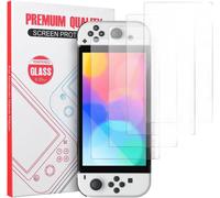 Tye-3 Pack Protecteur D'écran En Verre Trempé Pour Le Modèle Nintendo Switch 2 2025 + 1 Film Pet Souple En Cadeau - Anti-Empreintes, Facile À Installer