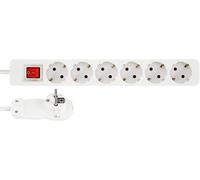 TYE-Bloc multiprise 6X Smart 2m Blanc