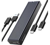 TYE-Boîtier SSD M.2 NVMe 10Gbps USB Adaptateur Externe USB3.2/ USB3.1 Gen2 USB-C Boîtier Disque Dur pour M.2 PCIe NVME M-Key 2230/2242/2260/2280 SSD, avec UASP - M2PV