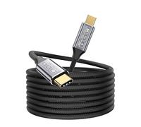 TYE-Cable USB C 5M,Câble USBC vers USBC 3.1 Gen2 10Gbps Data Transfer,100W 20V/5A 4K Video Compatible With Cable Thunderbolt 3 For i-Pad Pro, MacBook Pro, Samsung S24.