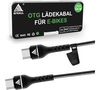 Tye-E-Bike Câble De Charge Pour Lightning/Usb C Pour Bosch Intuvia,Kiox,Nyon(Ancien), Micro-Usb Vers Iphone Lightning/Usb C Câble Chargeur Pour Compteurs De Vélo,35cm Fonction Otc Ebike Câble