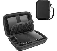TYE-Étui Disque Dur Externe 2 x 2,5", Housse de Protection pour WD, Toshiba, Canvio, Seagate, Samsung SSD HDD, Pochette Portable Antichoc, avec Poche pour Accessoires