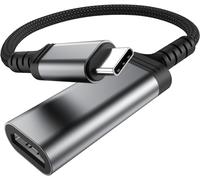 TYE-H20 Adaptateur USB C vers HDMI 4K@30Hz, Adaptateur USB Type C à HDMI 4k (Compatible avec Thunderbolt 4/3) avec Sortie Audio Vidéo pour iPhone 16/15 Pro/Max, MacBook Pro/Air, iPad, Samsung Galaxy