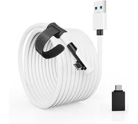 TYE-Link Cable 6M Compatible avec Quest2 / Pico 4, transfert de données PC haute vitesse avec 5Gbps, USB3.2 gen1 vers USB C Accessoires de câble pour casque VR et PC de jeu