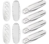 TYE-Lot de 6 Supports de multiprise Auto-adhésifs pour Prise Murale - Protection Contre Les surtensions - Support de Bande de câble pour télécommande routeur, routeur WiFi boîte à mouchoirs Ordinateu