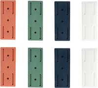 TYE-Lot de 8 supports de socle auto-adhésifs sans perforation, support mural pour prise de courant, support pour prise de courant WiFi routeur