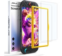 Tye-Verre Trempé Anti-Reflets Compatible Avec Nintendo Switch 2 2025 [Lot De 2], Couverture Intégrale Vitre Protection D'écran, Facile À Installer Avec Le Cadre De Guidage (Version Améliorée)