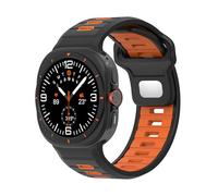 TYEMLM Bracelet de sport en silicone pour Galaxy Watch Ultra 47 mm Boucle souple bicolore pour Galaxy 7 Ultra Bracelet de montre sans espace, Galaxy Ultra 47mm, Agate