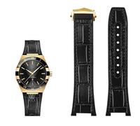 TYEMLM Bracelet en cuir véritable et silicone pour montre Omega Constellation Series Perfect Observatory 131.13 Manhattan, 25mm-14mm, Acétate, Pas de pierre précieuse