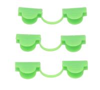 Tyenaza 100pcs Pince de serre fixe à tête double, plastique Double tête d'ombrage Garden Greenhouse Clip Fibre Gardening Supplies (5mm)