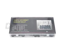 Tyenaza 125 pièces Kit d'assortiment d'œillets en caoutchouc ensemble d'assortiment de joints de rondelle de joint de fil électrique