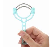 Tyenaza 2 couleurs lèvres pour le visage portables, épilatrice de cheveux Élimination de l'appareil de ressort en plastique outil de beauté, 11,5 x 6 x 2cm (Vert)