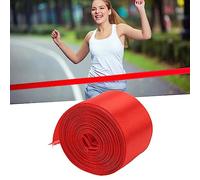 Tyenaza 20m Sprint Finishing Line, Red Race Finish Line Satin Ribbon, Meeting School, Sprint, Running Over the Line Sprint Ruban