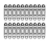 Tyenaza 20Pcs Sliding Door Window Pulley Double Flat Rollers Plastic Steel Push-Pull Flexible Hardware