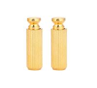 Tyenaza 2PCS Guitar Bridge Inserts and Studs, 8 mm Adjustable Guitar Tremolo Bridge Studs & Anchors pour Floyd Rose (Gold)