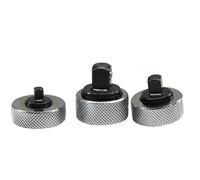 Tyenaza 3pcs Ensemble de cliquet de doigts, réversible Mini Palm Clors 1/4 3/8 1/2 pouces DIA compact 38 mm