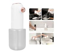 Tyenaza 430 ML Dispensateur de shampooing moussant 1200mAh Maker de Mousse électrique Maker de Bain Automatique pour la Maison pour Animaux de Compagnie Bath et Cuisine pour Animaux de (White)