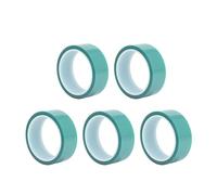 Tyenaza 5 Pièces Ruban De Masquage, 33mm De Largeur 33m De Longueur Peinture par Pulvérisation Protection Pet Haute Température Ruban Vert