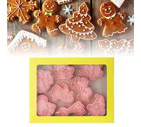 Tyenaza 8pcs Coiffeur de biscuits Animal Forme Aliments Grade Biscuit Biscuit Cuire du moule pour biscuits Biscuits fondants