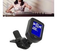 Tyenaza Accordeur électronique numérique, Clip multifonctionnel de haute précision sur le dispositif de réglage des instruments à cordes (GU Zheng Er Hu PIPA)