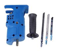 Tyenaza Adaptateur de scie alternative portable, scie alternative électrique, scie sauteuse, accessoire de perceuse électrique pour la coupe du bois et du métal