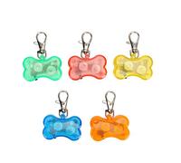 Tyenaza Animal de Compagnie Pendentif incontournable, Lampe de Poche LED Col de Chat Collier Pendant de Nuit