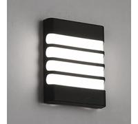 Tyenaza Appliques Murales D'extérieur Modernes, 20W 6500K Appliques Murales à LED Carrées, Appliques Murales Extérieures à LED étanches Pour Porche Noir Pour Salon, Chevet, Jardin