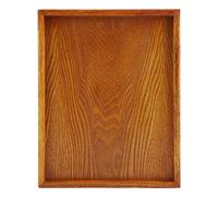 Tyenaza Assiette de Plateau de Service en Bois, Assiettes à Steak en Bois, Petit Plateau en Bois rectangulaire Naturel Solide pour l'apéritif de Fromage de fête de Nourriture(30 * 24cm)