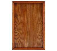 Tyenaza Assiette de Plateau de Service en Bois, Assiettes à Steak en Bois, Petit Plateau en Bois rectangulaire Naturel Solide pour l'apéritif de Fromage de fête de Nourriture(30 * 20cm)