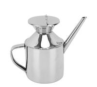 Tyenaza Bidon D'huile En Acier Inoxydable, Récipient D'huile Polyvalent, Bouteille Distributrice D'huile Pour la Cuisine, Sauce Soja, Vinaigre, Vin De Cuisson(With handle)