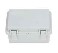 Tyenaza, boîte de connexion électrique, boîte électrique étanche, boîte de jonction extérieure isolée anti-poussière avec couvercle à charnière, clip en plastique pour bricolage