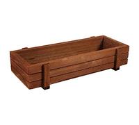 Tyenaza Boîte de jardinière rectangulaire en Bois, Boîte de Rangement Rustique Boîte Naturel avec Plusieurs Choix de Couleurs Aspect usé Style Maison de Campagne rétro Fait à la mai