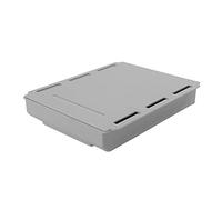 Tyenaza Boîte de Rangement sous tiroir de Bureau, tiroir de Plateau à Crayons Auto-adhésif caché sans poinçon de sécurité pour Stylo de Maquillage de Papeterie (XL)