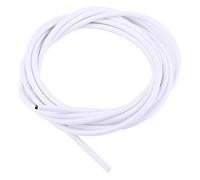 Tyenaza Câble de Frein Vélo 3m, Kit Câble Frein et Vitesse Universel pour Vélo Route VTT Gaine Protection 4mm avec Embouts Compatible Shimano SRAM (Blanc)