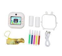 Tyenaza caméra d'impression instantanée 2.4 pouces écran IPS 48MP 1080P vidéo 8x Zoom numérique impression thermique appareil photo numérique pour enfants (Blanche)
