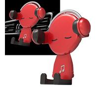 Tyenaza Car Air Air Venture Téléphone, véhicule Portant Le téléphone Portable Universal Stand pour Tous Les Smartphones Autos (Rouge)