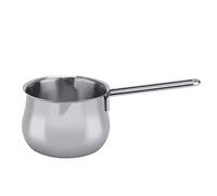 Tyenaza Chauffe-Beurre en Acier Inoxydable, Pot Chauffe-Lait de 800 ML avec Double Bec verseur, Petite Casserole pour cuisinière, Fonte de Chocolat, Chauffe-Soupe au café et au thé