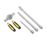 Tyenaza Clé à Cliquet, Cliquet Professionnel à Dégagement Rapide avec Poignée en T, Ensemble D'outils à Douille Universel pour la Réparation Automatique D'équipements Mécaniques