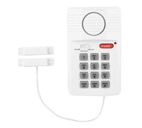 Tyenaza Door Alarm System Sécurité Clavier avec Bouton de Panique Bouton Premium Quality Anti-Durable ABS Material pour Le Bureau à Domicile