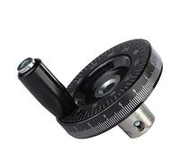 Tyenaza Ensemble de poignées et de Boutons industriels Ronds en bakélite Solide Volant à Main échelle 1 pièces 63mm Accessoires de Machines pour Machines-Outils