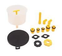 Tyenaza Entonnoir De Déversement, Kit De Remplissage De Liquide De Refroidissement 15 Pièces Kit D'entonnoir De Remplissage De Liquide De Refroidissement De Radiateur, pour Le rinçage du Moteur