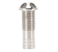 Tyenaza Gas Tank Vent Valve 316 Stainless Steel 20mm Rustproof Long Lasting Straight Fuel Breather Vent for Yacht Marine
