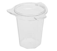 Tyenaza Gobelet doseur de café 51 mm 100 ml Distributeur de poudre de café Tasse à renifler PC épais Antistatique Transparent Accessoire pour machine à café pour porte-filtre (Clair)