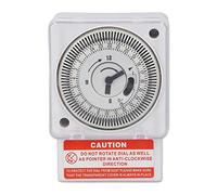 Tyenaza Interrupteur Horaire Mécanique, Cycle De 24 Heures, Intervalle De 15 Minutes, Type D'horloge Industrielle Précise AC220V pour Réseau D'état, Poste De Transformation
